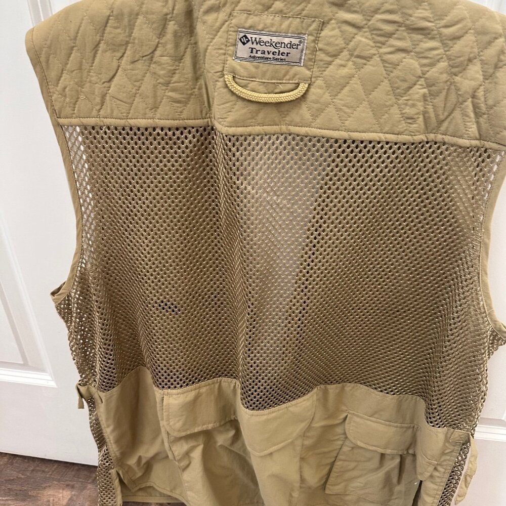 Safari Vest, Extra Large, Khaki - Picture 5 of 8